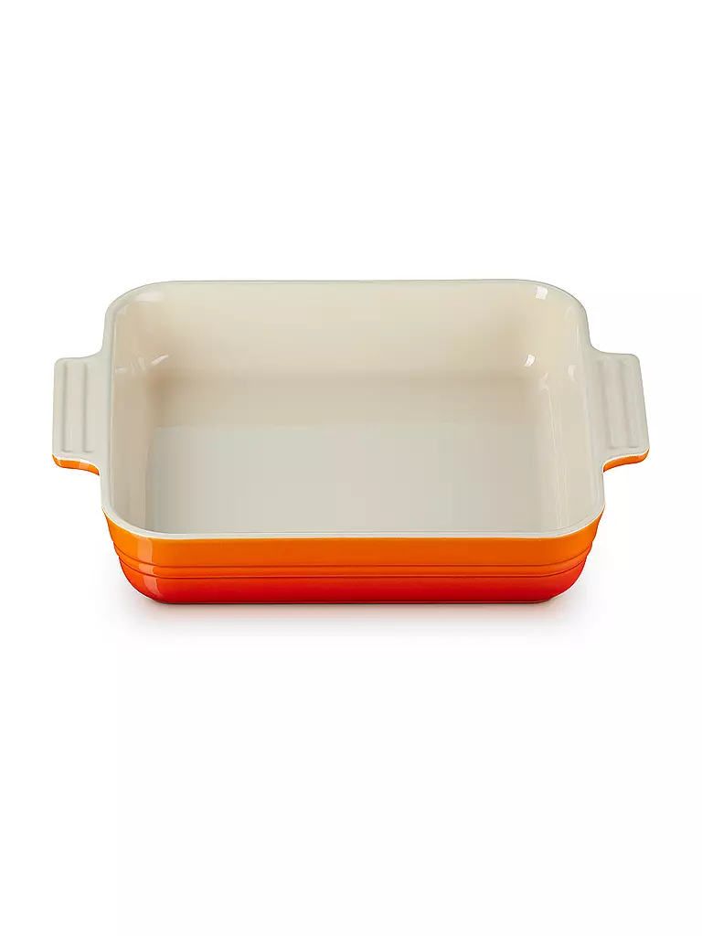 LE CREUSET | Quadratische Auflaufform 23cm  | orange