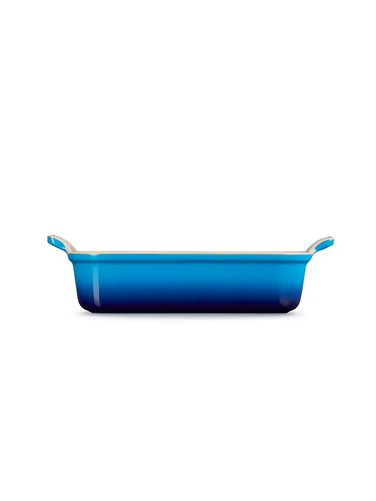 LE CREUSET | Rechteckige Auflaufform Tradition aus Steinzeug 26x19cm/2,4l Azure | hellgrau