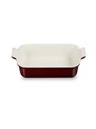 LE CREUSET | Auflaufform Tradition 26x17cm/ 2,4l(Ofenrot) | dunkelrot