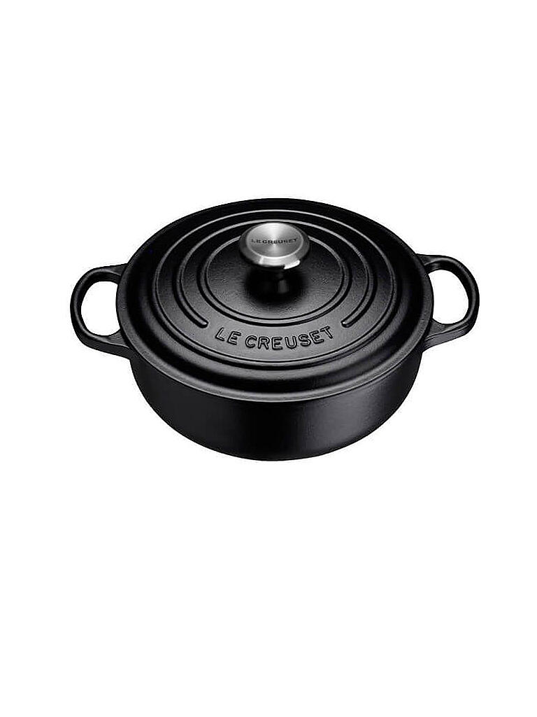 LE CREUSET | Sauteuse "Signature" 24cm (Schwarz) | schwarz