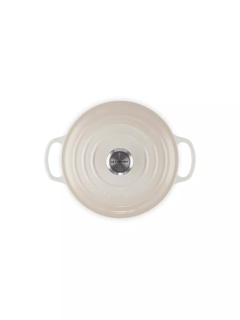 LE CREUSET | Sauteuse SIGNATURE 24cm Meringue | creme