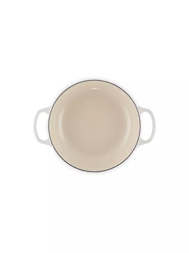 LE CREUSET | Sauteuse SIGNATURE 24cm Meringue | creme