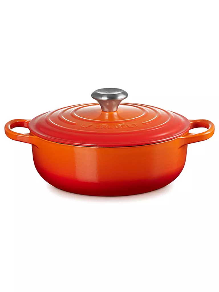 LE CREUSET | Sauteuse SIGNATURE 24cm Ofenrot | orange