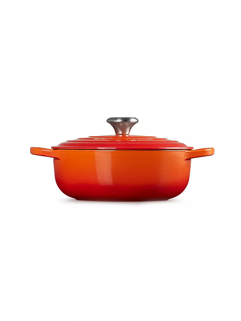 LE CREUSET | Sauteuse SIGNATURE 24cm Ofenrot | orange