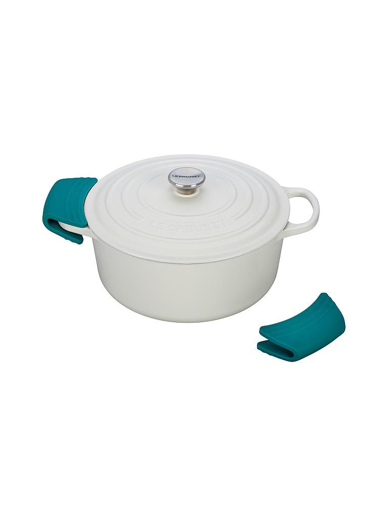 LE CREUSET | Silikon Griffschutz 2-er (Deep Teal) | petrol