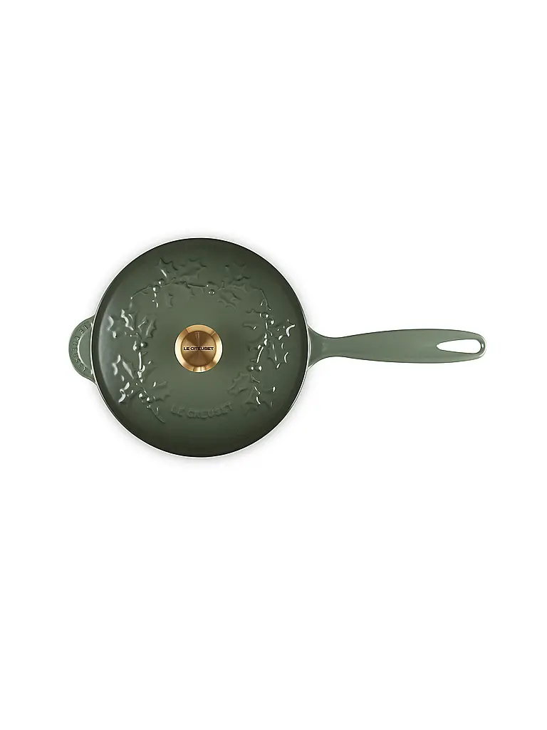 LE CREUSET | Stielkasserolle mit Deckel 21cm HOLLY Thyme | Dunkelgrün