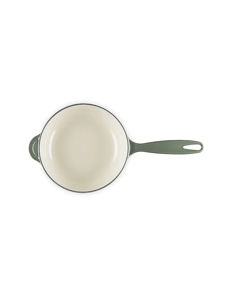 LE CREUSET | Stielkasserolle mit Deckel 21cm HOLLY Thyme | Dunkelgrün