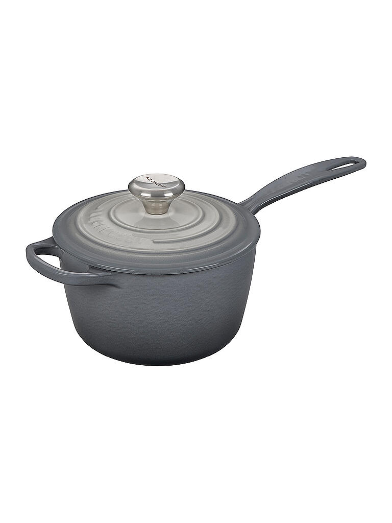 LE CREUSET | Stielkasserolle Signature 16cm (Ombre Grau) | grau