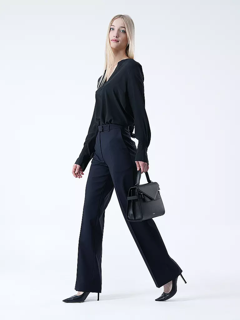 LE TANNEUR | Ledertasche - Henkeltasche EMILIE Medium | schwarz