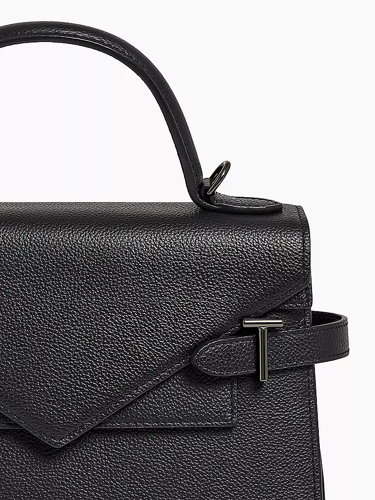 LE TANNEUR | Ledertasche - Henkeltasche EMILIE Medium | schwarz