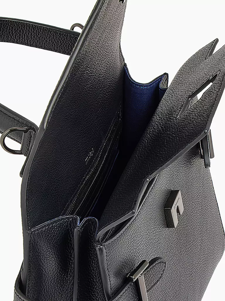 LE TANNEUR | Ledertasche - Henkeltasche EMILIE Medium | schwarz