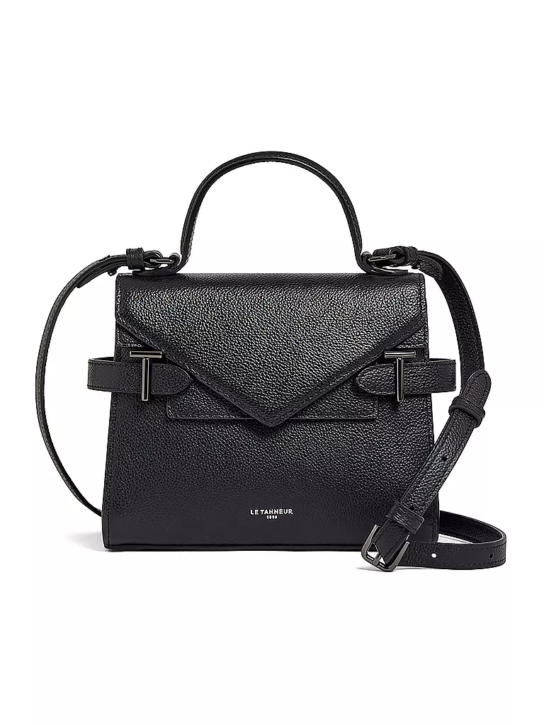 LE TANNEUR | Ledertasche - Henkeltasche EMILIE Small | schwarz