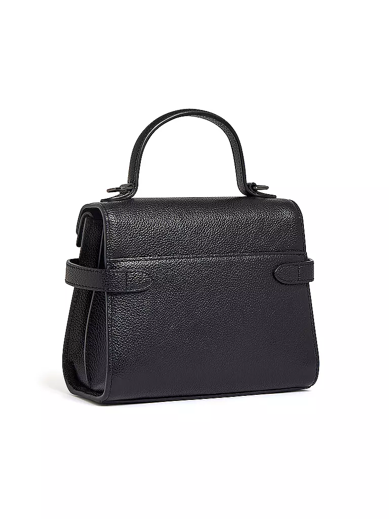 LE TANNEUR | Ledertasche - Henkeltasche EMILIE Small | schwarz