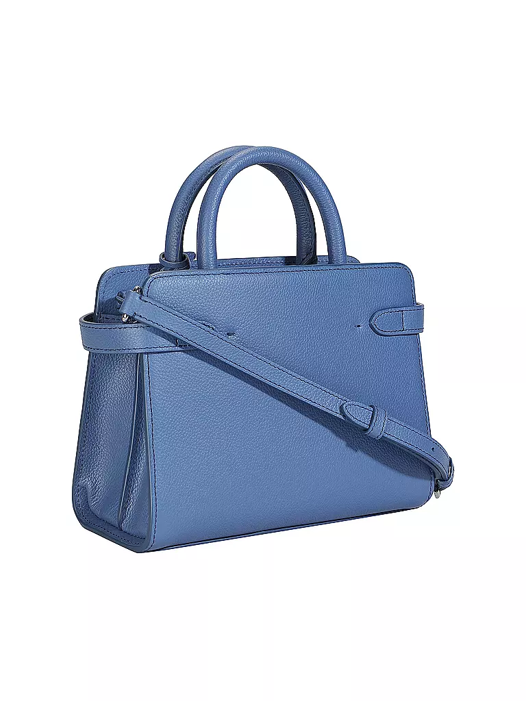 LE TANNEUR | Ledertasche - Henkeltasche EMILIE Small | blau