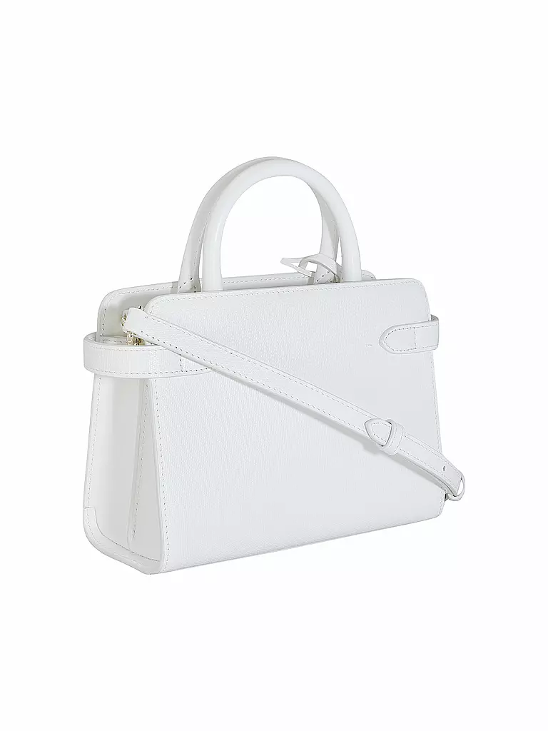 LE TANNEUR | Ledertasche - Henkeltasche EMILIE Small | weiss