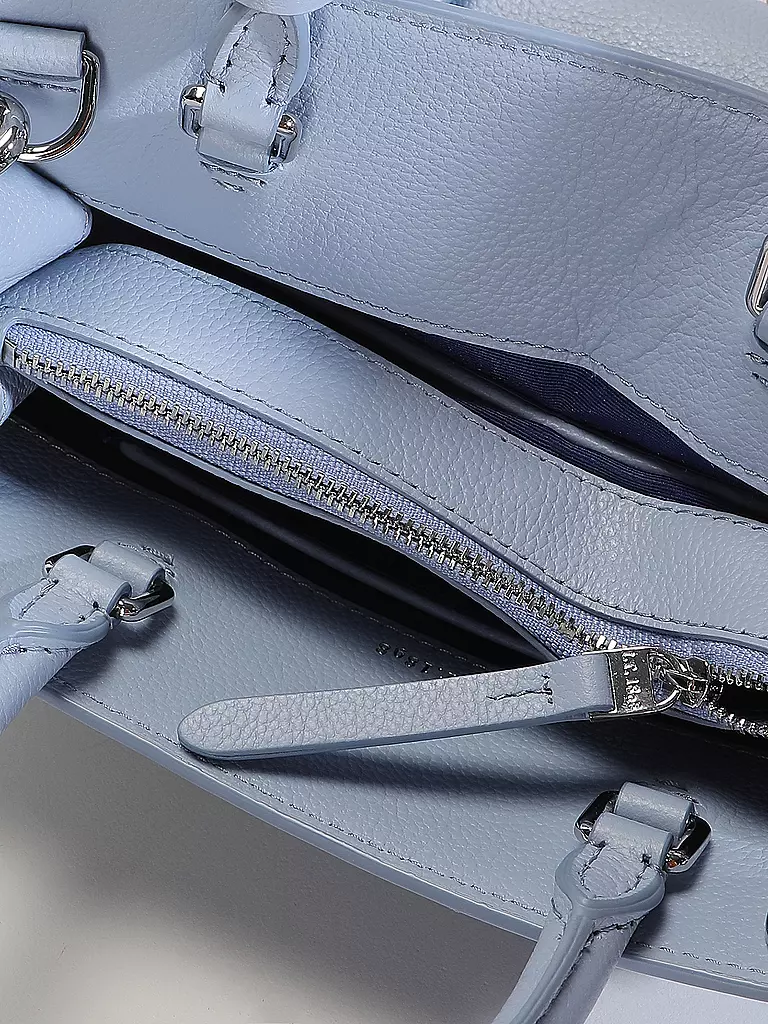 LE TANNEUR | Ledertasche - Henkeltasche EMILIE Small | hellblau