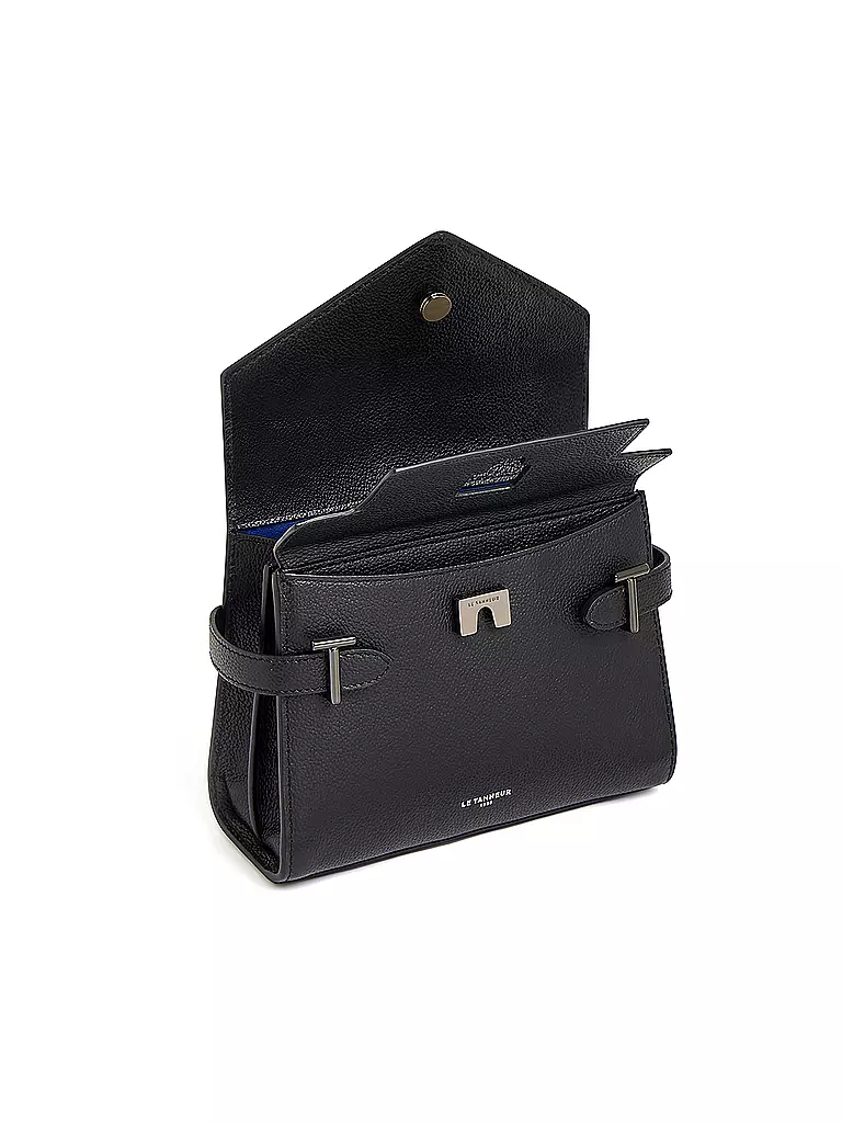 LE TANNEUR | Ledertasche - Henkeltasche EMILIE Small | schwarz
