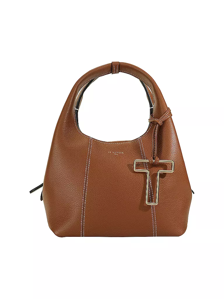 LE TANNEUR | Ledertasche - Hobo Bag JULIETTTE Small | camel