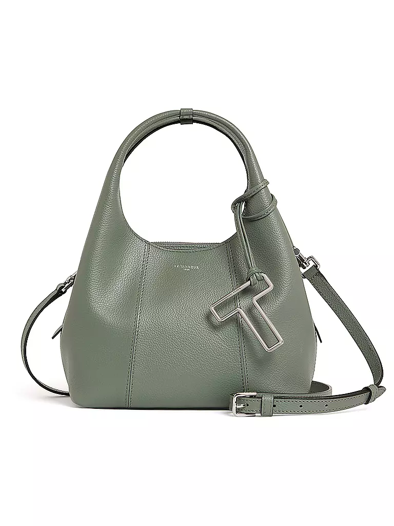 LE TANNEUR | Ledertasche - Hobo Bag JULIETTTE Small | olive