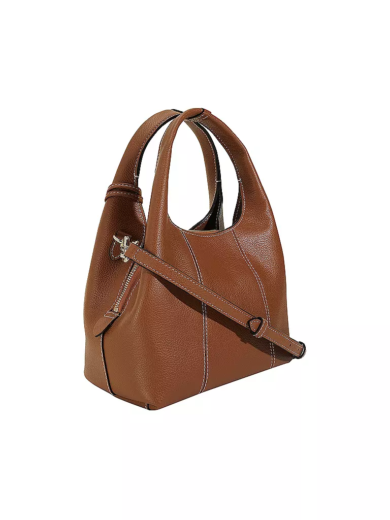 LE TANNEUR | Ledertasche - Hobo Bag JULIETTTE Small | camel