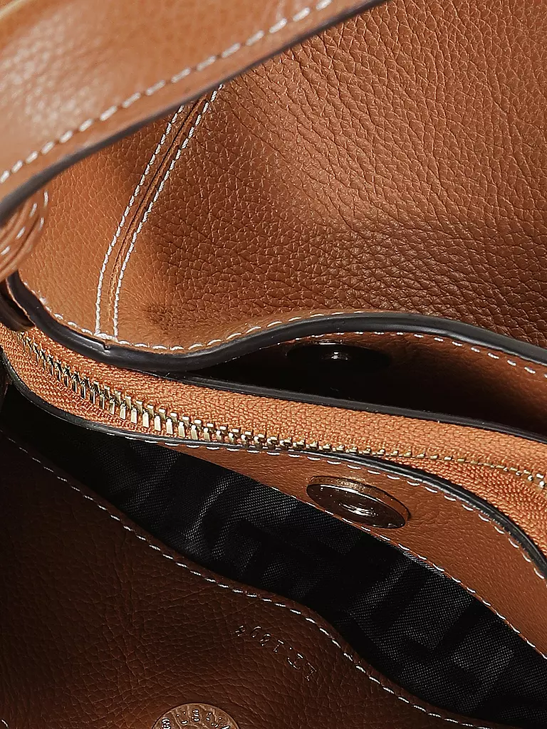 LE TANNEUR | Ledertasche - Hobo Bag JULIETTTE Small | camel