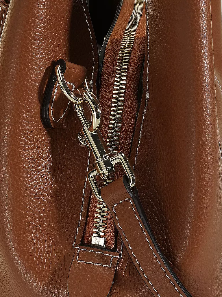 LE TANNEUR | Ledertasche - Hobo Bag JULIETTTE Small | camel