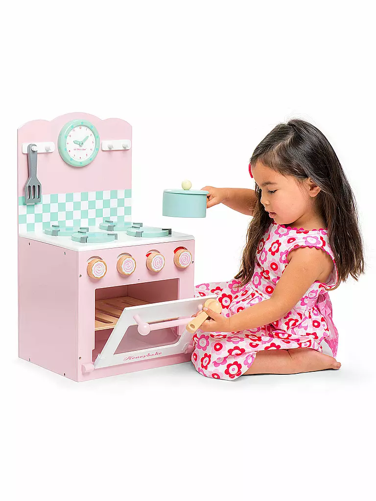 LE TOY VAN | Pinker Ofen & Kochfeld Set | pink