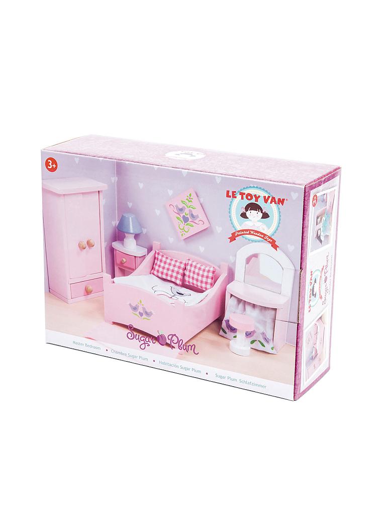 LE TOY VAN | Puppenhausmöbel - Sugar Plum Schlafzimmer | transparent