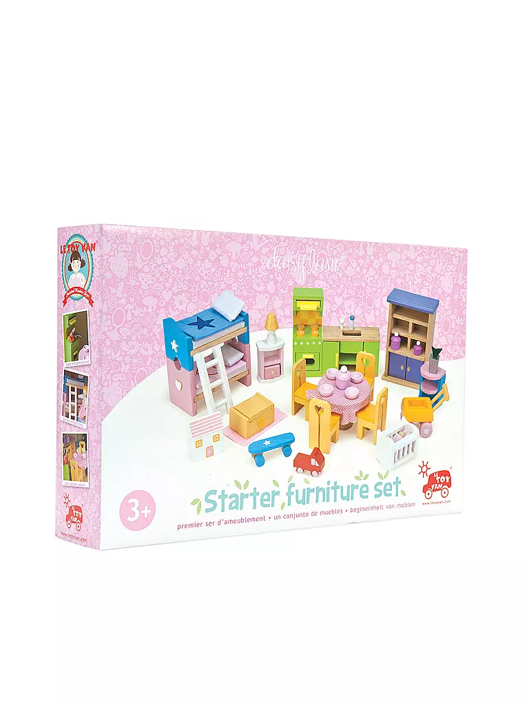 Puppenmöbel Selber Bauen Mit Exakten Plänen Und Anleitungen LE TOY VAN Puppenhausmöbel - Starter Möbel-Set transparent
