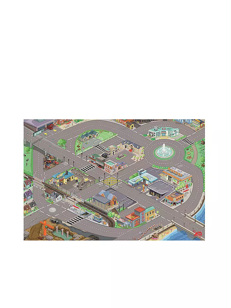 LE TOY VAN | Spielteppich - Auto 80x120 cm | transparent