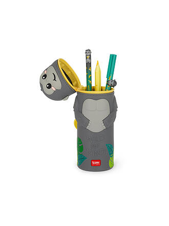 LEGAMI | Gorilla 2-in-1 Silikon-Federmäppchen Kawaii