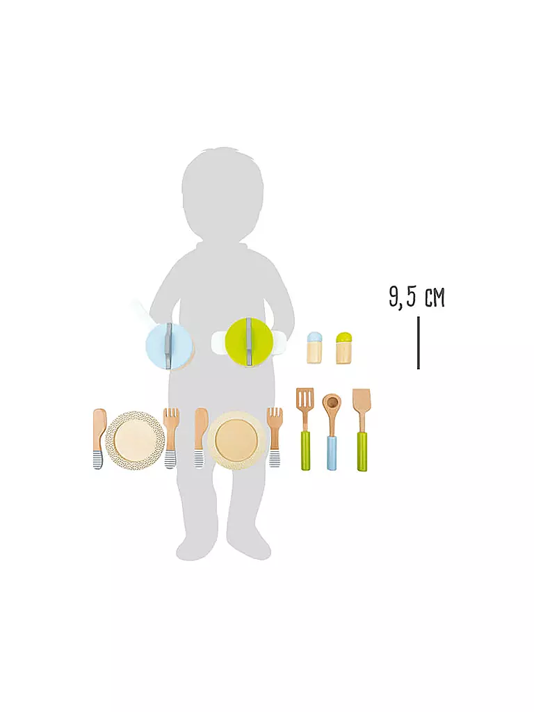 LEGLER | Geschirr- und Topfset Kinderküche | keine Farbe