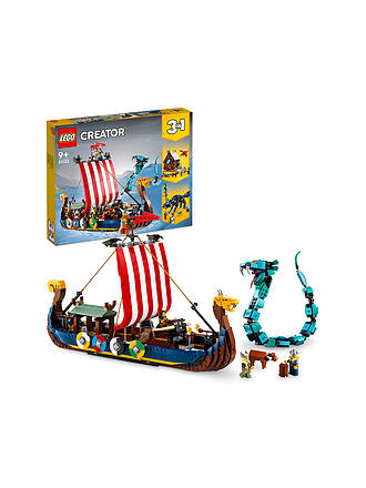 LEGO | Creator - Wikingerschiff mit Midgardschlange 31132