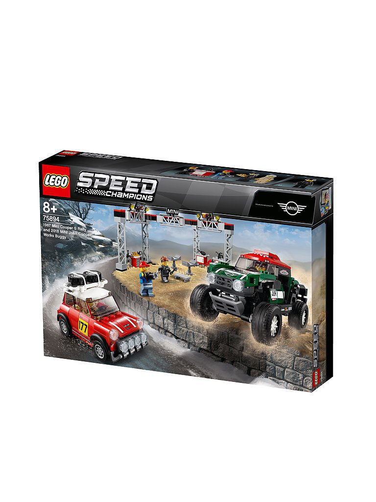 LEGO Rallyeauto 1967 Mini Cooper S und Buggy 2018 Mini John Cooper Works 75894