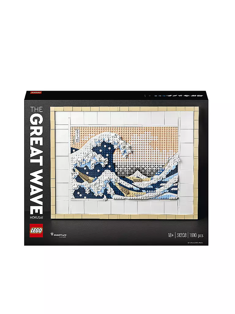 LEGO Art Hokusai Große Welle 31208 keine Farbe