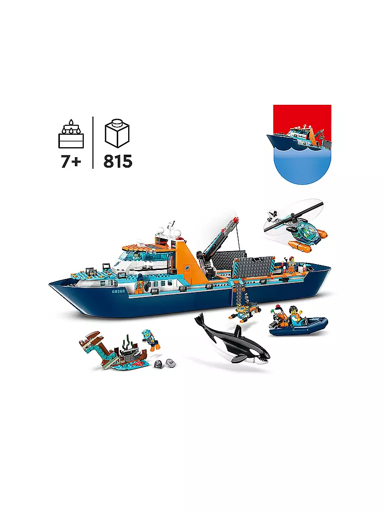 LEGO | City - Arktis-Forschungsschiff 60368 | keine Farbe