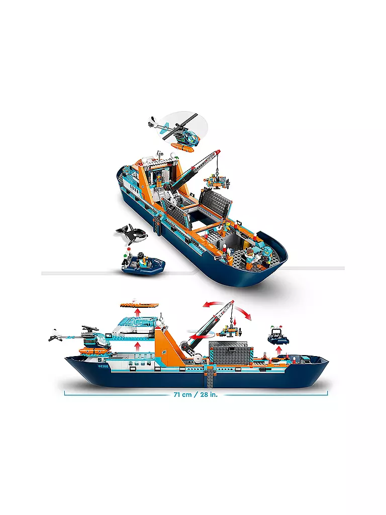 LEGO | City - Arktis-Forschungsschiff 60368 | keine Farbe