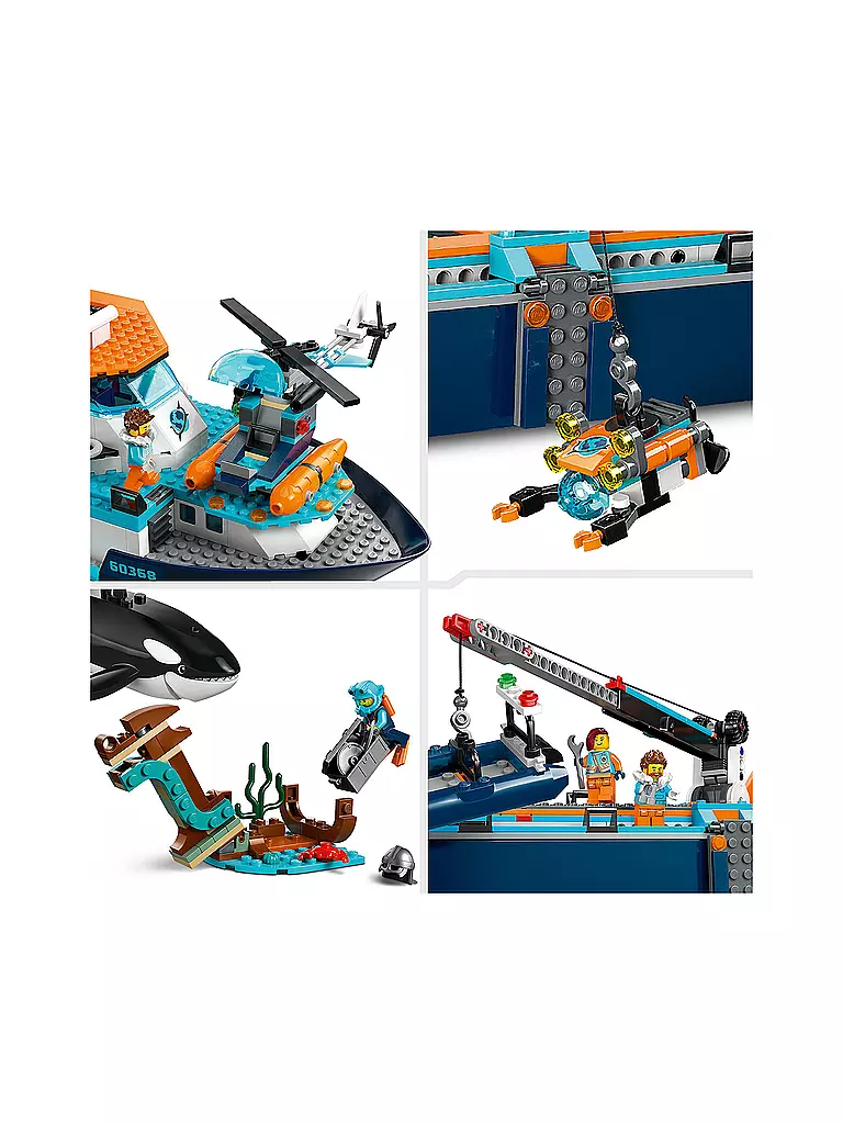 LEGO | City - Arktis-Forschungsschiff 60368 | keine Farbe