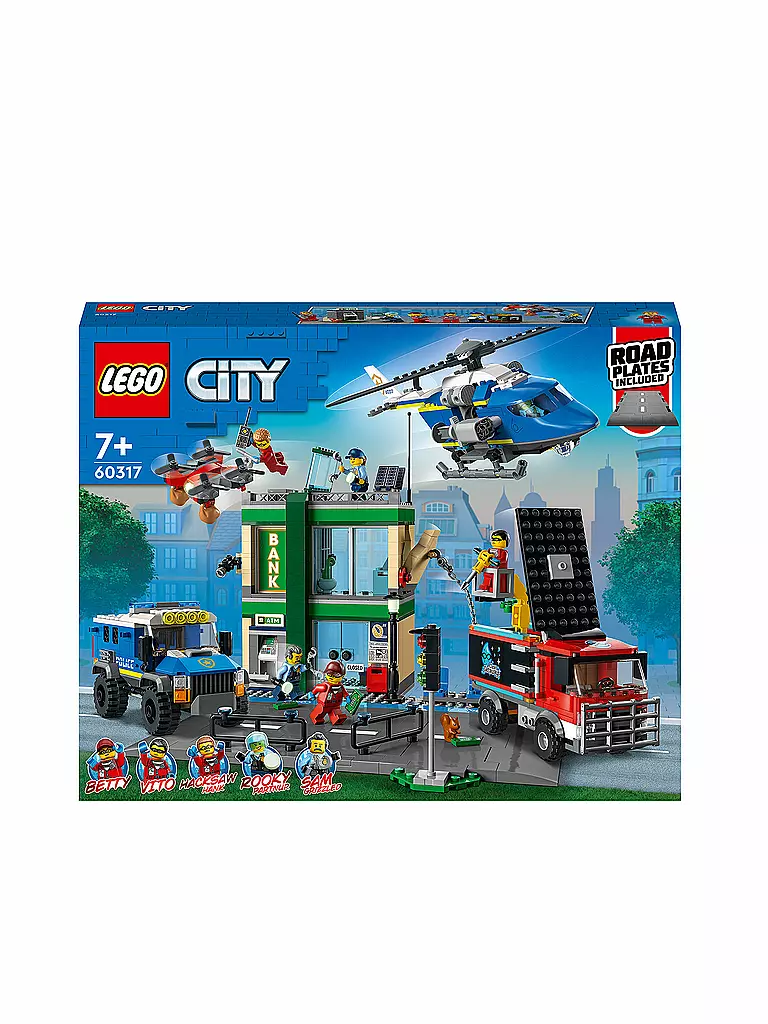 LEGO | City - Banküberfall mit Verfolgungsjagd 60317 | keine Farbe