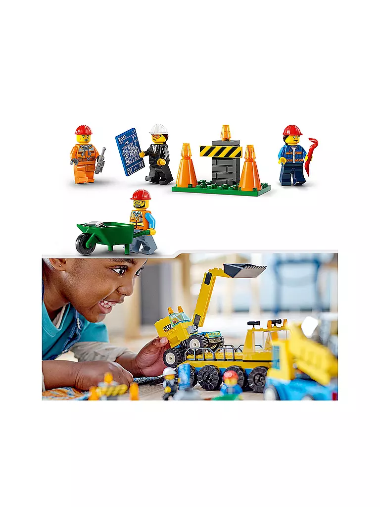 LEGO | City - Baufahrzeuge und Kran mit Abrissbirne 60391 | keine Farbe