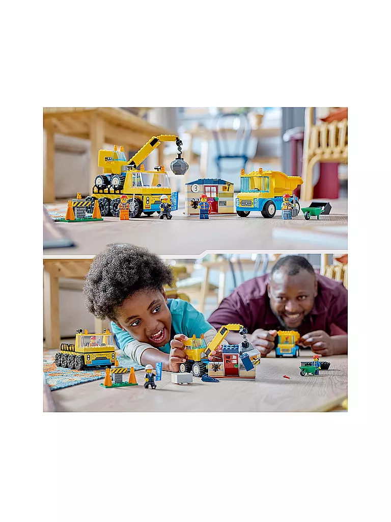 LEGO | City - Baufahrzeuge und Kran mit Abrissbirne 60391 | keine Farbe