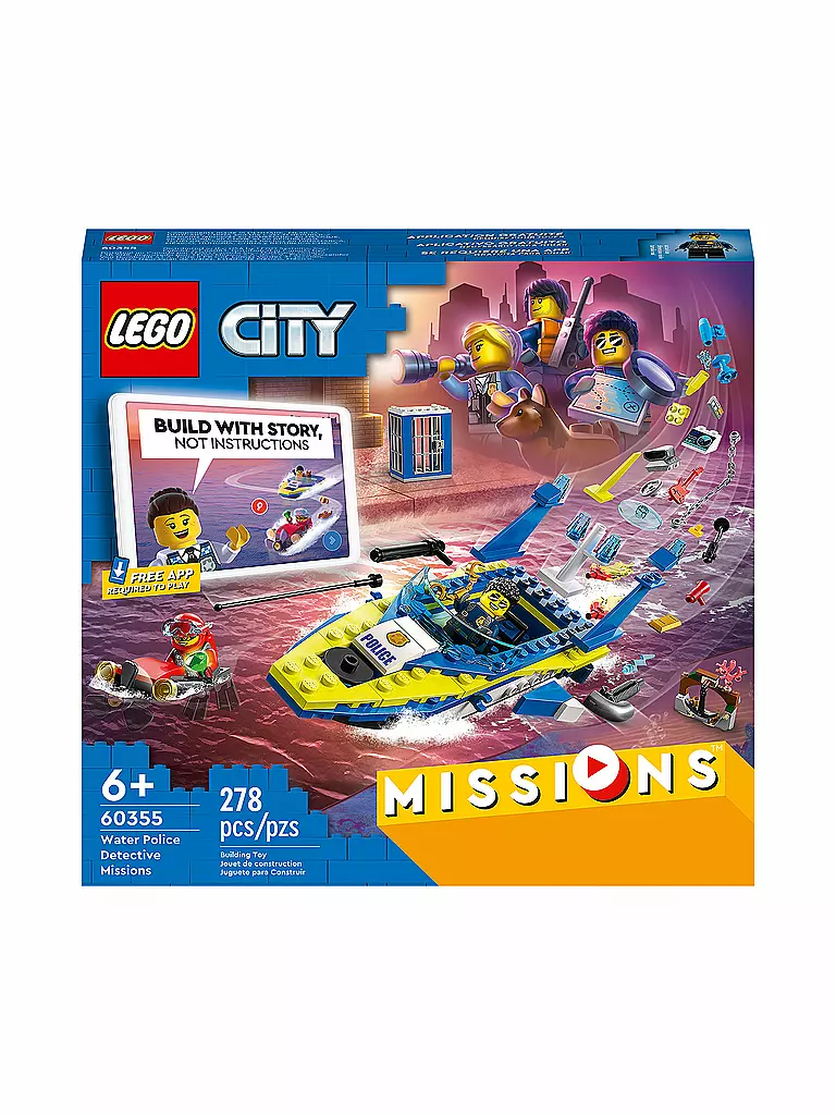 LEGO | City - Detektivmissionen der Wasserpolizei 60355 | keine Farbe