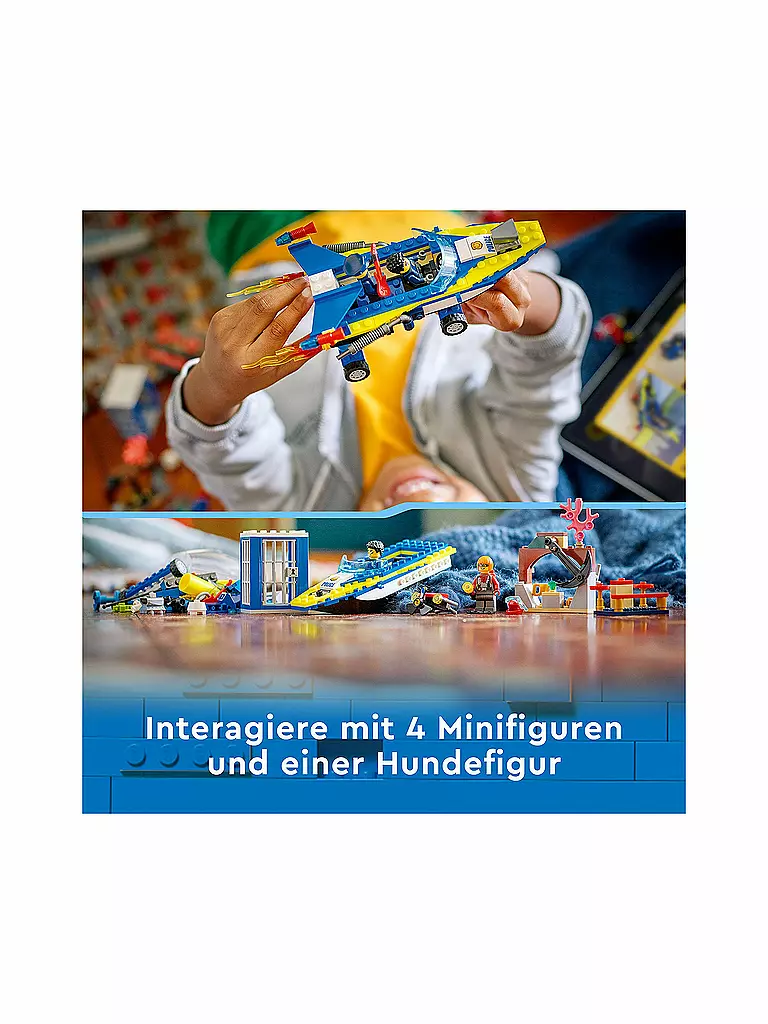 LEGO | City - Detektivmissionen der Wasserpolizei 60355 | keine Farbe