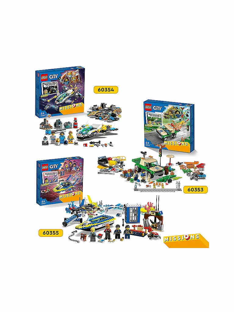 LEGO | City - Detektivmissionen der Wasserpolizei 60355 | keine Farbe