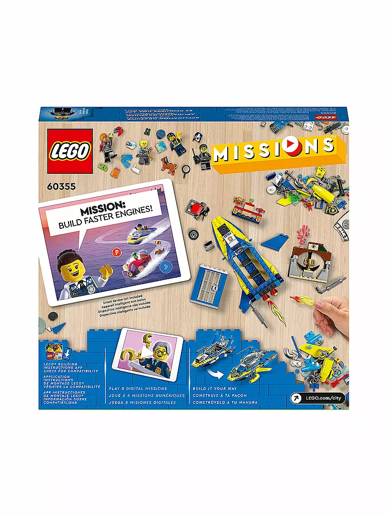 LEGO | City - Detektivmissionen der Wasserpolizei 60355 | keine Farbe