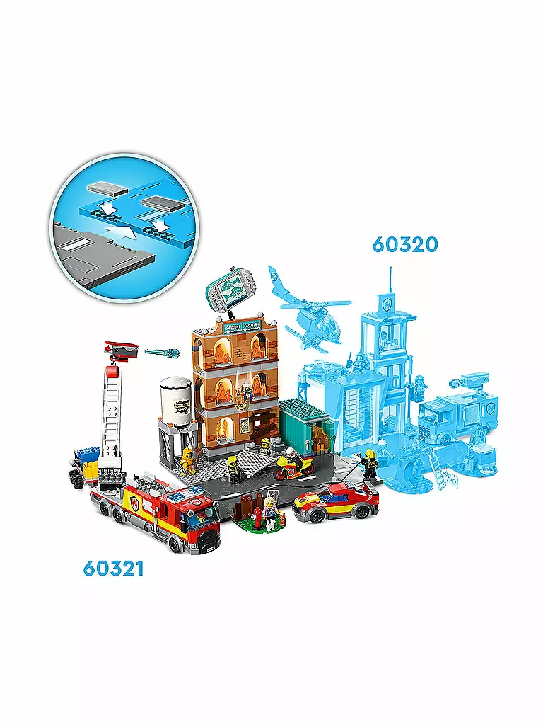 LEGO | City - Feuerwehreinsatz mit Löschtruppe 60321 | keine Farbe