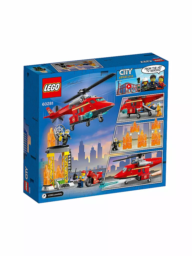 LEGO | City - Feuerwehrhubschrauber 60281 | keine Farbe