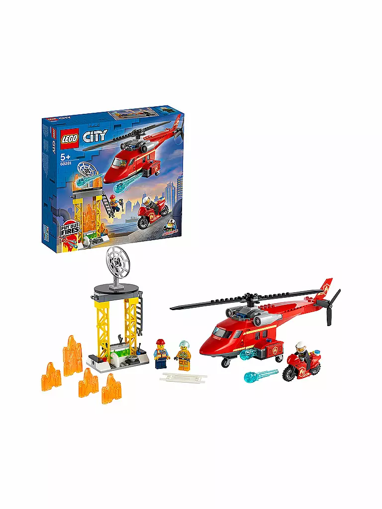 LEGO | City - Feuerwehrhubschrauber 60281 | keine Farbe