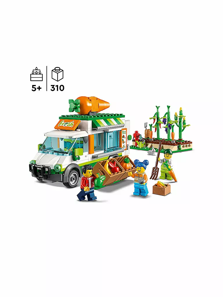 LEGO | City - Gemüse-Lieferwagen 60345 | keine Farbe