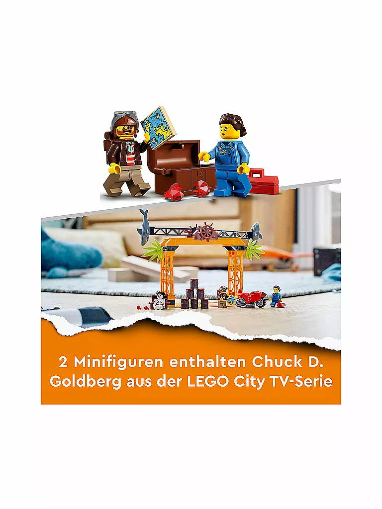 60342 keine LEGO Haiangriff-Stuntchallenge Farbe City -